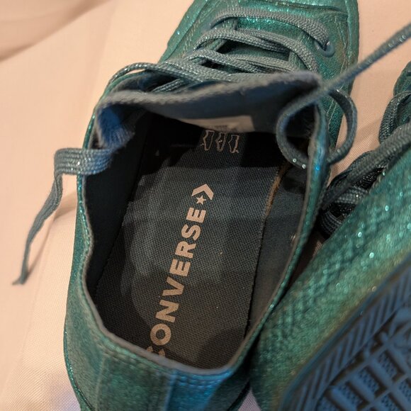 Converse Sparkling Teal Sneakers - Picture 7 of 8